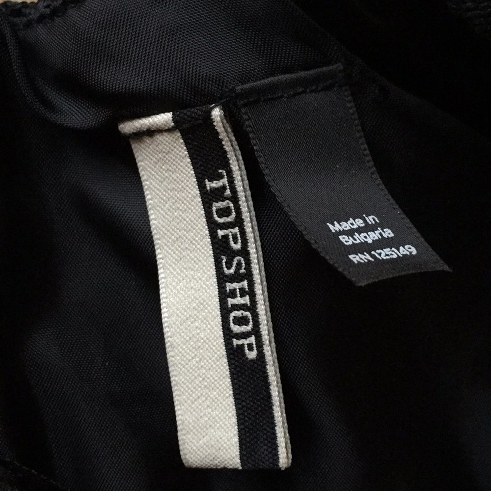 Topshop Fully Lined/Spaghetti Strap/Texture/Zipper - image 4